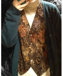 古着 | 花柄ベスト (USED)(ベスト)