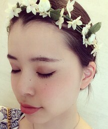 FOREVER 21 | F21のフラワーヘアアクセサリー(ヘアバンド)