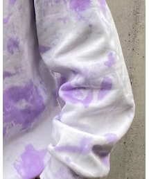 UNIQLO | いつも髪切ってくれる人がタイダイ染めしてくれたやつ^_^(スウェット)