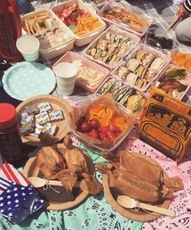 🍙🍞🍓🍊 | 持ち寄りお花見ピクニック🍴✨(その他)