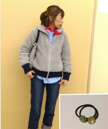 髪しばってみた | ヘアゴム