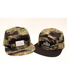 HE STAKE (ザ・ステイク) " 5 PANEL CAP " TIGER STRIPE PRODUCTS(キャップ)
