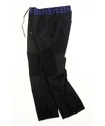 HURRAY HURRAY | JERSEY COMBINATION FLARE PANTS(スラックス)