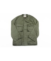 SALTWATER COWBOY | no-collar combat shirts(ミリタリージャケット)