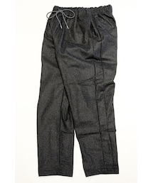 MANUAL ALPHABET | MANUAL ALPHABET (マニュアル アルファベット)　WOOL EASY PANTS(スラックス)