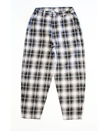 MANUAL ALPHABET | MANUAL ALPHABET (マニュアル アルファベット)　CHECK SKATE TROUSERS (スラックス)