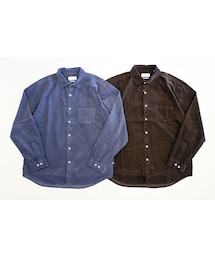MANUAL ALPHABET | MANUAL ALPHABET (マニュアル アルファベット) " CORDUROY LOOSE FIT R/C SHT "(シャツ/ブラウス)