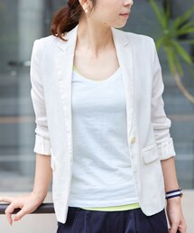 URBAN RESEARCH ROSSO WOMEN | リネンジャケット(テーラードジャケット)