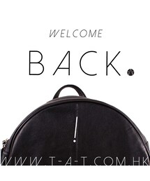 Round backpack from 
" Why so serious? " collection 
by TAT ( Treat Anything Tactile ) 
* a Hong Kong individual designer brand (バックパック/リュック)