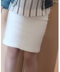 KUMIKYOKU sis(クミキョクシス)の「スカート(デニムスカート)」