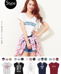 夢展望 | 選べる15タイプ☆プチプラ半袖Tシャツ(Tシャツ/カットソー)