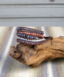 CHAN LUU | CHAN LUU：WRAP BRACELET：BS-2213 PURPLE MIX(ブレスレット)