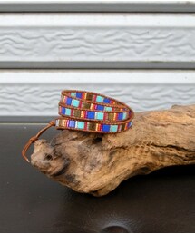 CHAN LUU | CHAN LUU:WRAP BRACELET:BSZ-3492 ROYAL BLUE MIX / NAT BROWN(ブレスレット)