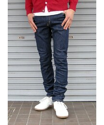 Lee | Lee:JEGGERS VINTAGE SKINNY ジェガーヴィンテージスキニーデニム:200 ワンウォッシュ(デニムパンツ)