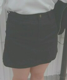 work shop って書いてあった | デニムスカート