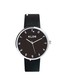 KLON | KLON ALPHABET TIME BLACK (アナログ腕時計)