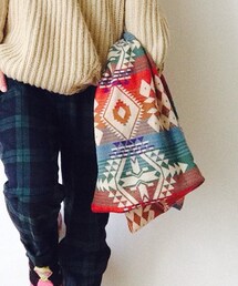 Banner Barrett | 総柄ストール(マフラー)