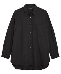 GU | ブロードオーバーサイズシャツ　L(シャツ/ブラウス)