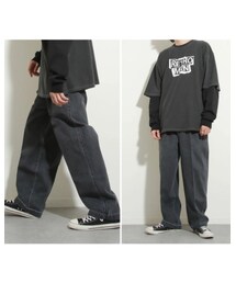 ZIP FIVE | 007Grey サイズＬ(デニムパンツ)