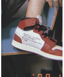 aj1 x ow | スニーカー