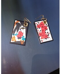 花札ピアス | ピアス（両耳用）