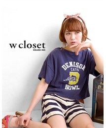 w closet | 楽天で購入。(Tシャツ/カットソー)