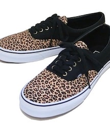 VANS | 2014 SPRING VANS CLASSIC ERA (2 TONE) LEOPARD/HERRINGBONE / バンズ エラ (2トーン) レオパード／ヘリンボーン
(スニーカー)