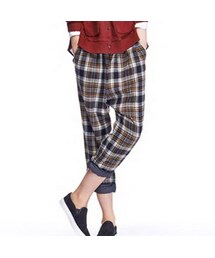 CLU | クルー CLU チェック柄　サリエル風ボトムス(カーゴパンツ)