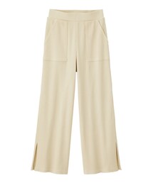 GU | リブスリットワイドパンツ(パンツ)