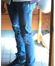 H&M | H&Mのダメージジーンズです(デニムパンツ)