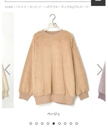 w closet | ボアファービッグプルオーバー(その他トップス)
