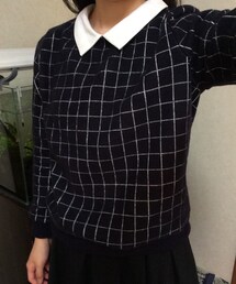 Honeys | 格子柄トップス
(ニット/セーター)