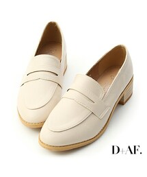 D+AF | D+AF スタックヒールローファー(ローファー)