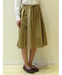 LE GLAZIK | コットンクロスギャザースカート(スカート)