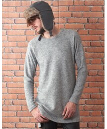 NOID. | ビキューレラムパイルC/Nロングプルオーバー(ニット/セーター)