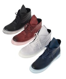 NOID. | 製品染めカウレザーハイカットスニーカー(シューズ)