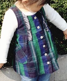 チェック柄ワンピ(ワンピース)