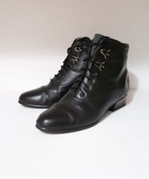 罗月 | Vintage leather ankle boots from my mother(ブーティ)