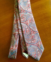 fiorio | フィオリオジャガードペイズリータイえんじ(ネクタイ)