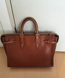 万双 | 万双シモーネブリーフ茶(ビジネスバッグ)