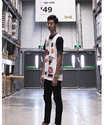 Supreme x Nike x NBA Satin Warm-Up 联名球衣 | タンクトップ