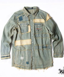 Slightly Numb | 破壞牛仔襯 (シャツ/ブラウス)