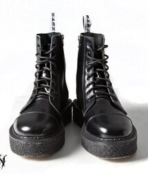 Slightly Numb | 膠厚底八孔靴 (ブーツ)