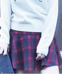 merry jenny | チェックミニスカート(スカート)