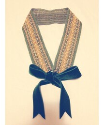 ハンドメイドつけ襟(ヴィンテージ素材)(その他)