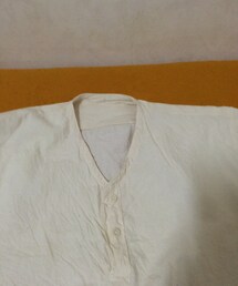 麻ヘンリーネックシャツ(Tシャツ/カットソー)