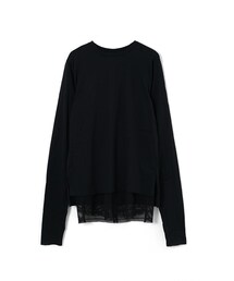 PARADOX | LAYERED L/S TEE (BLACK)(Tシャツ/カットソー)