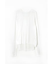 PARADOX | PARADOX - LAYERED L/S TEE (WHITE)(Tシャツ/カットソー)