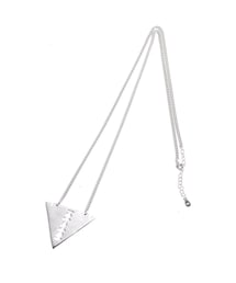 PARADOX | RAZOR TRIANGLE NECKLACE (SILVER)(ネックレス)