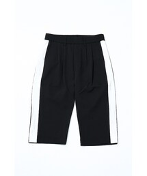 MUZE | SIDE LINE EASY PANTS (BLACK-WHITE) 販売価格 23,760円(スラックス)